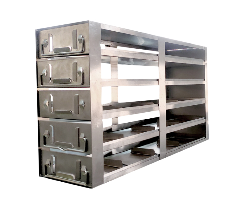 Freeze storage rack